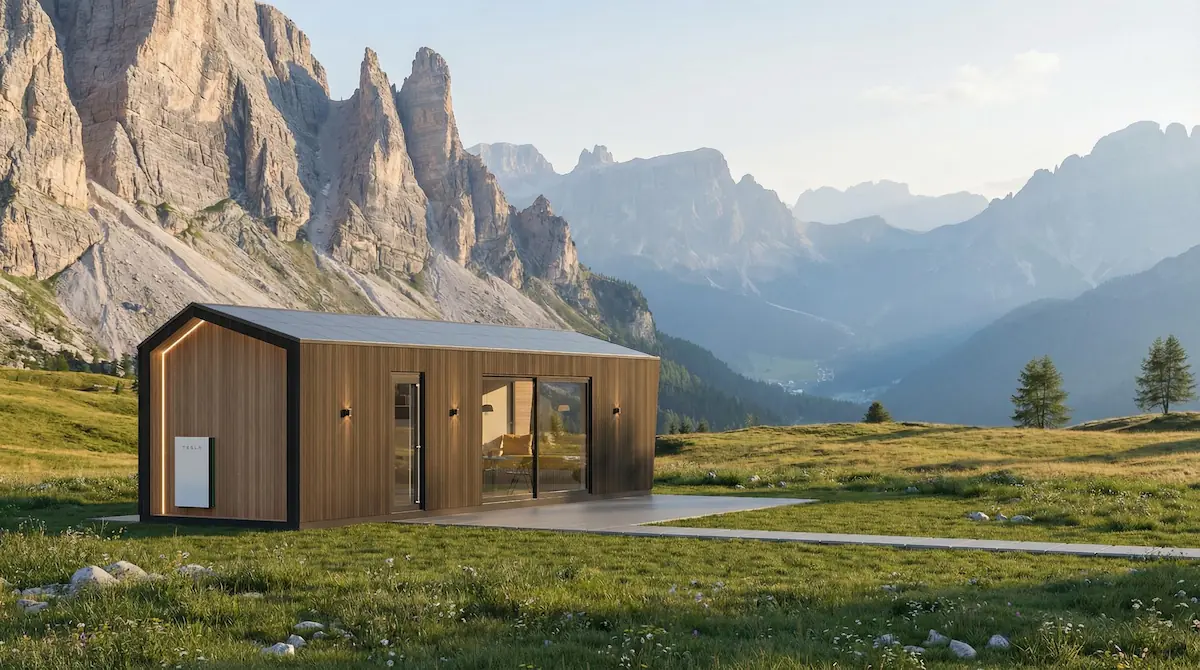 QHome Alpine — модульний дім у горах