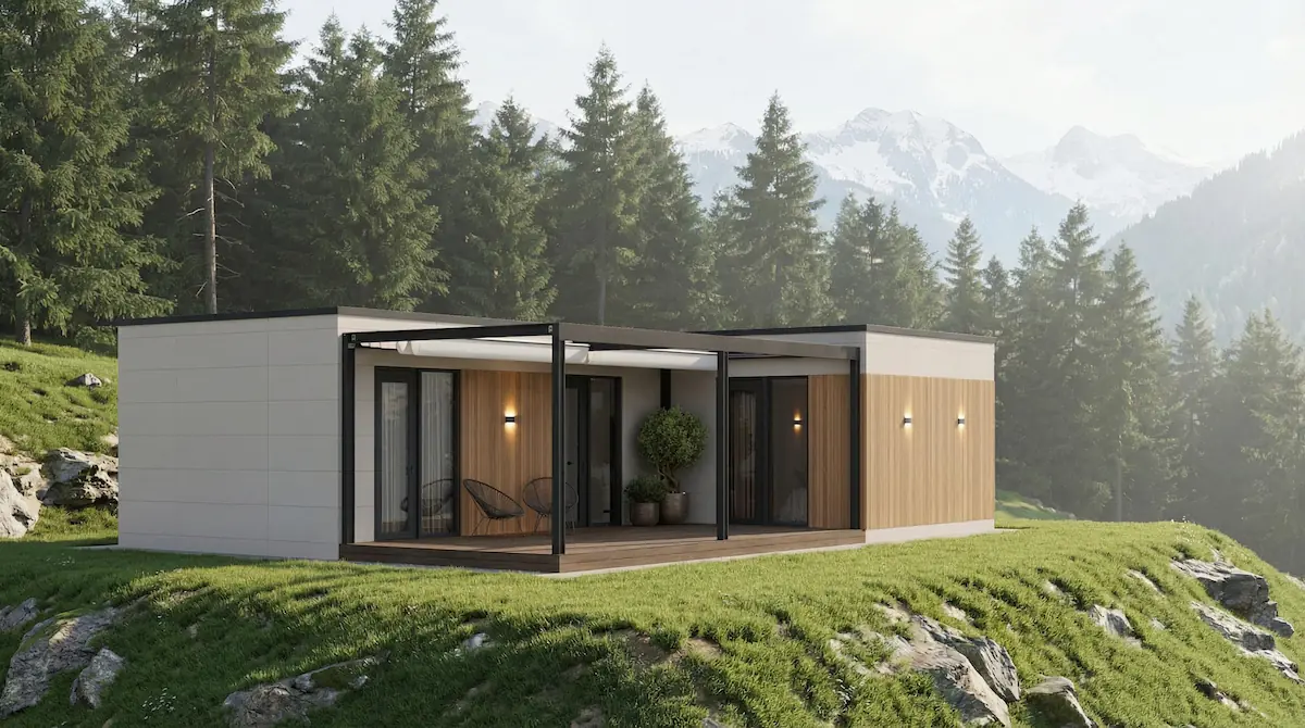 QHome Forza — модульний будинок з плоским дахом